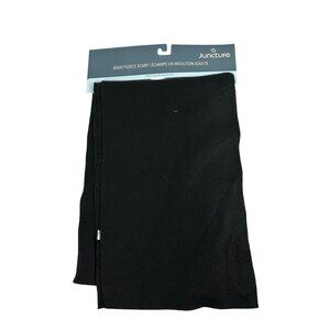 Juncture Black Adult Fleece Scarf 59x9.5 Inches Warm Soft Winter Accessory